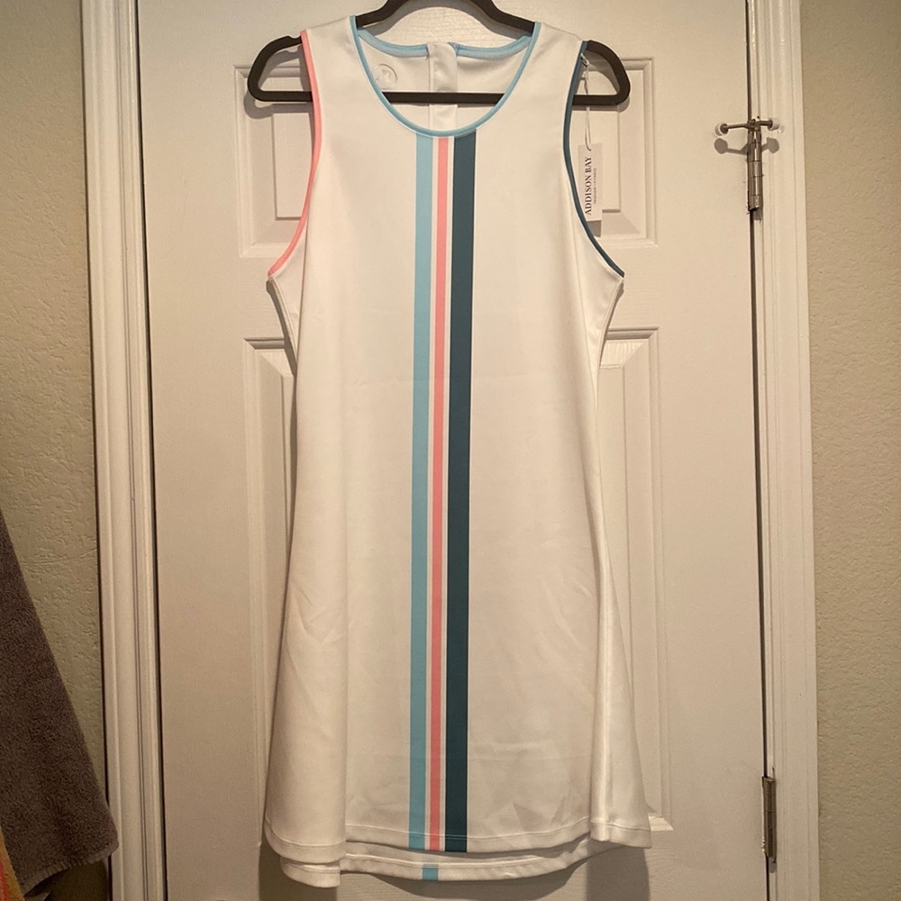 Addison Bay Women's Ocean Reef Dress WHITE/LIGHT BLUE/PINK/SAGE